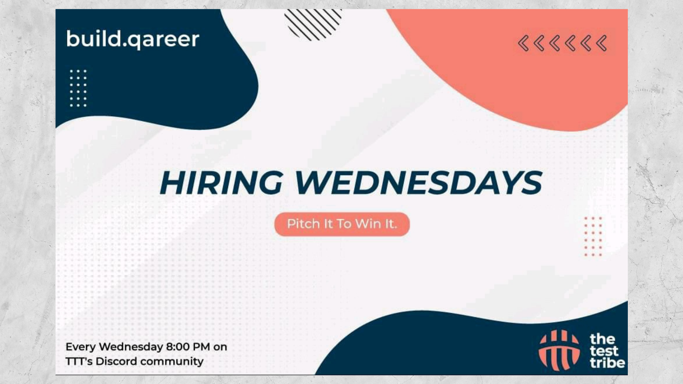 Hiring Wednesday - An Open Forum for Software Testing Job Seekers and Recruiters